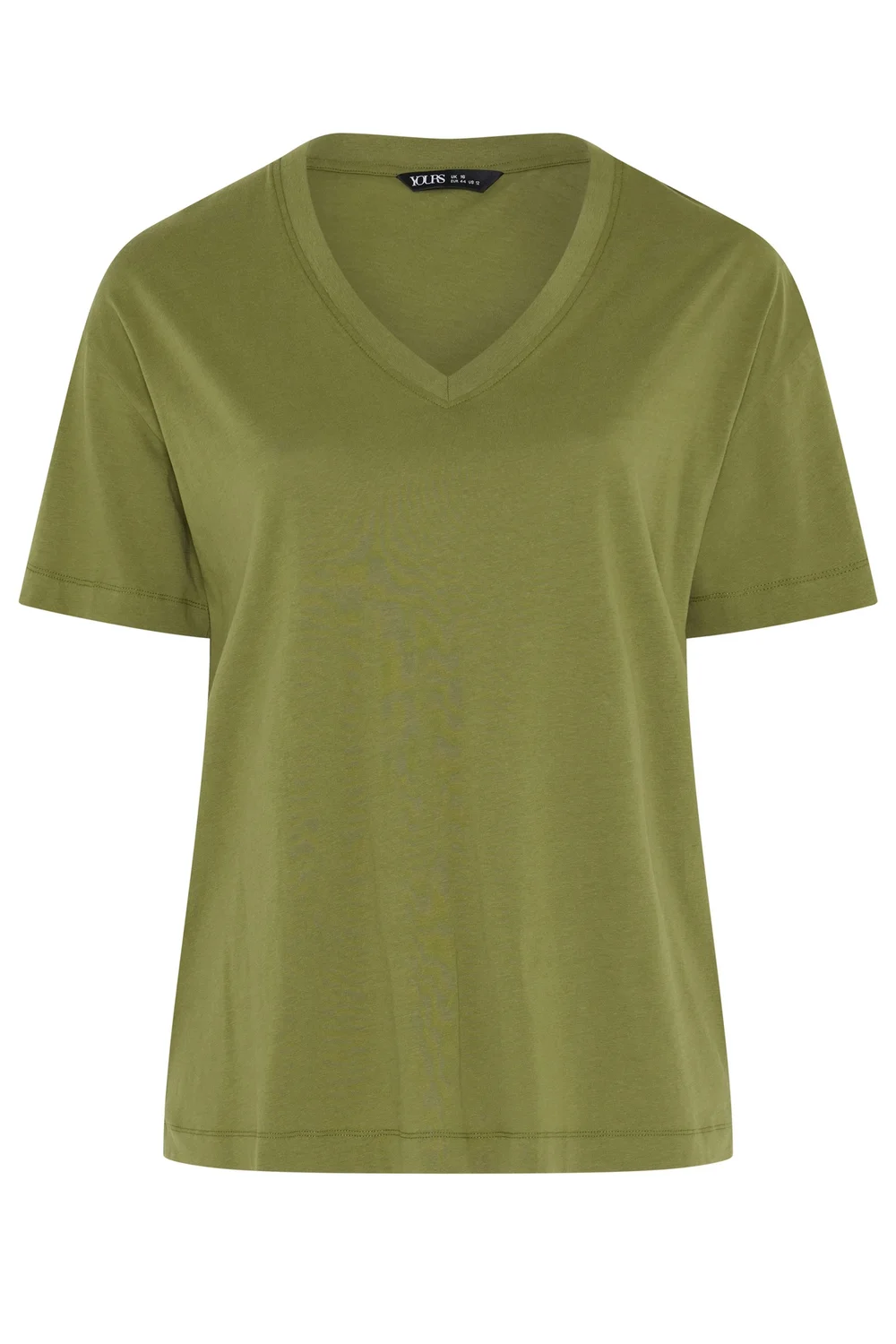 Yours Curve Green Relaxed Longline T-Shirt - 16 Image 5