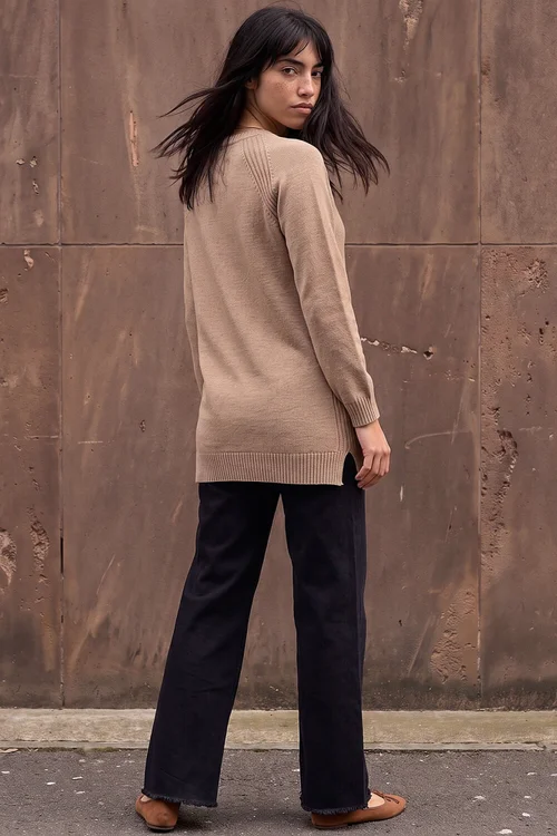 Roman Stone Petite Longline Knit Jumper - 18 Image 3