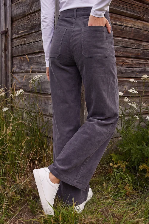 Roman Taupe Petite Corduroy Pocket Jean - 18 Image 3