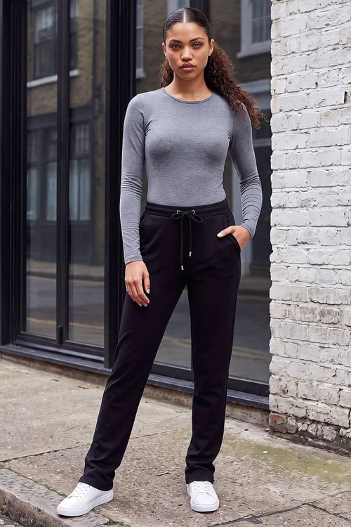 Roman Black Petite Premium Stretch Trouser - 14 Image 1