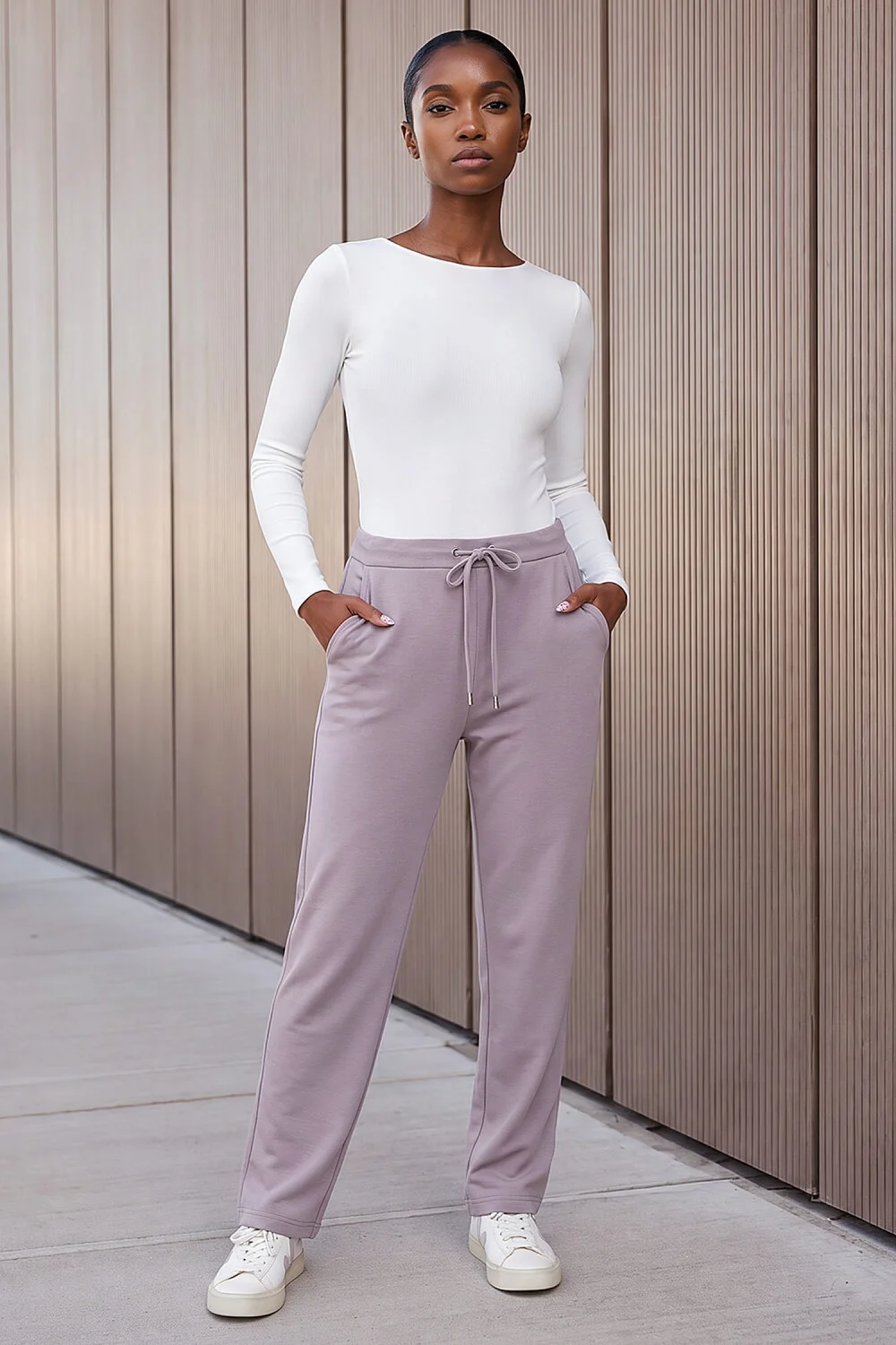 Roman Taupe Petite Premium Stretch Trouser - 14 Image 1