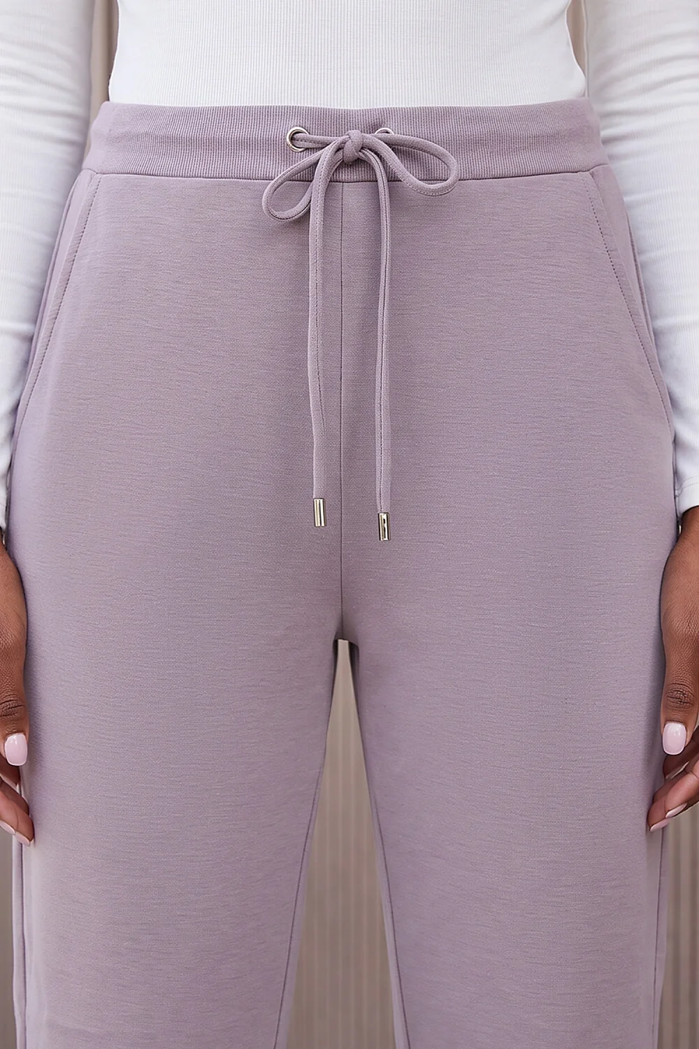 Roman Taupe Petite Premium Stretch Trouser - 14 Image 4