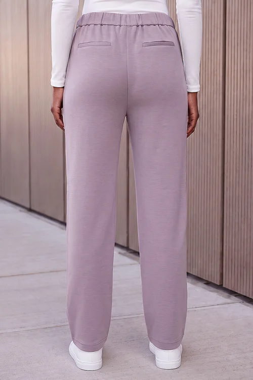 Roman Taupe Petite Premium Stretch Trouser - 14 Image 3