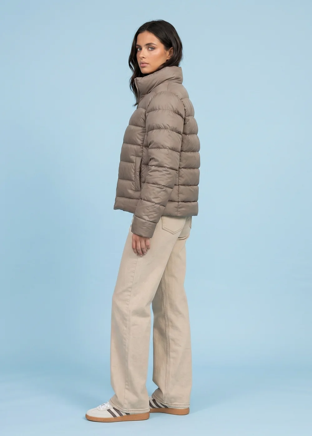 Urban Bliss Brown Compact Puffer Jacket - 10 Image 3