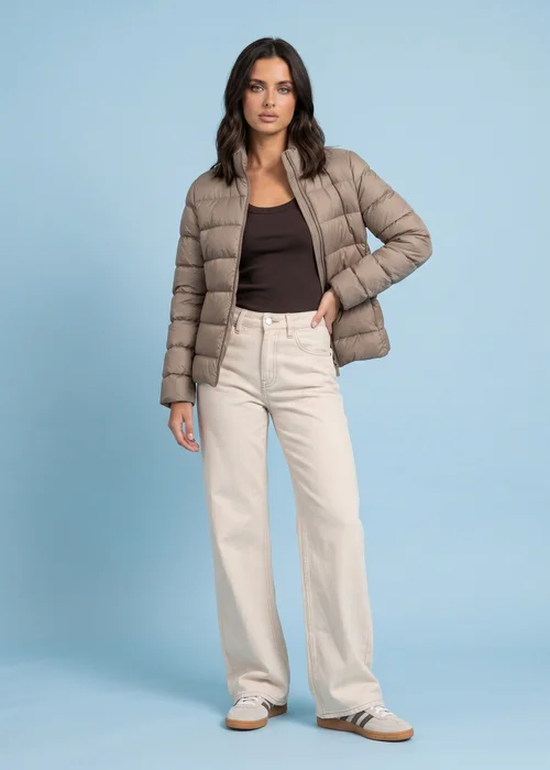 Urban Bliss Brown Compact Puffer Jacket - 10 Image 1