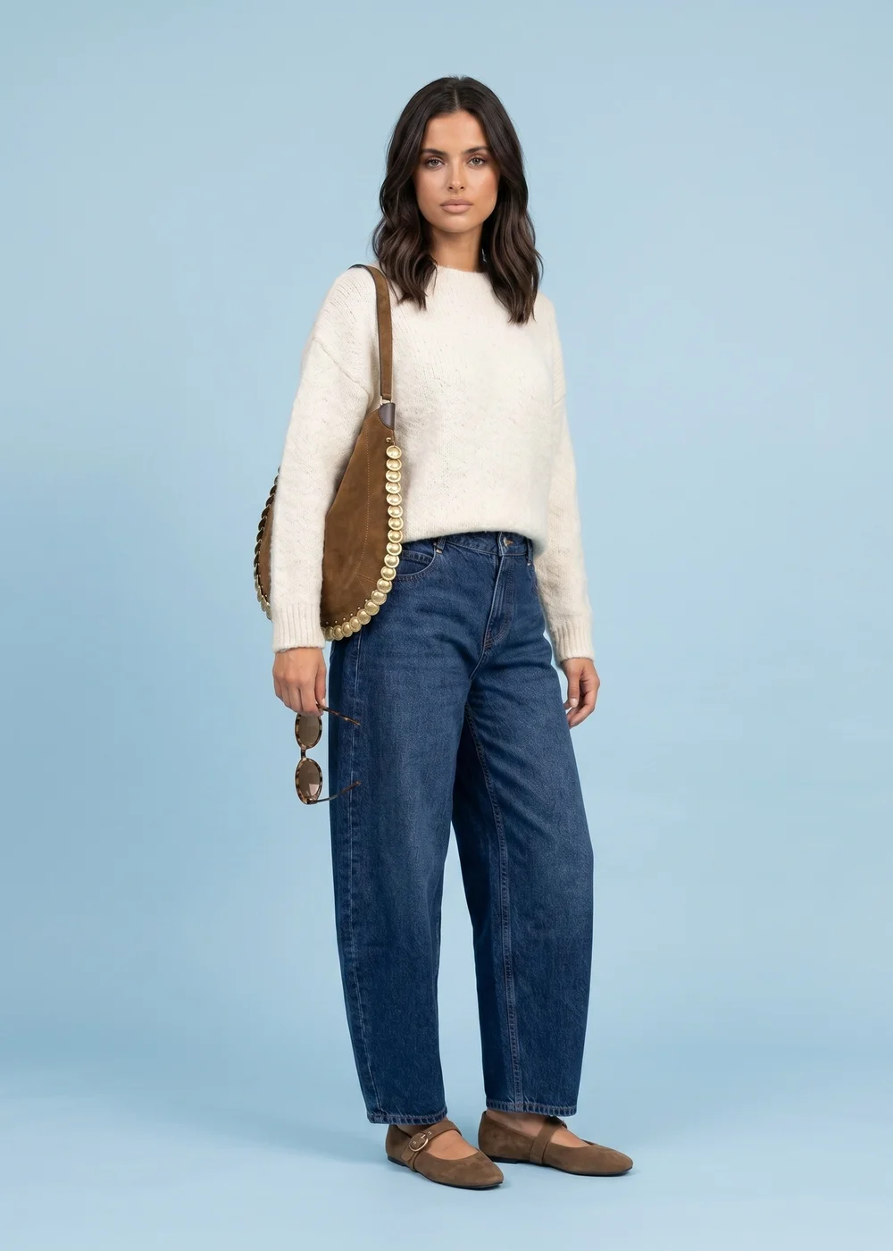 Urban Bliss Cream Wool Blend Jumper - S Image 2
