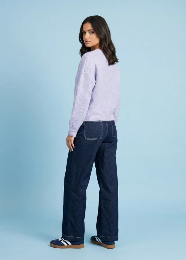Urban Bliss Lilac Wool Blend Jumper