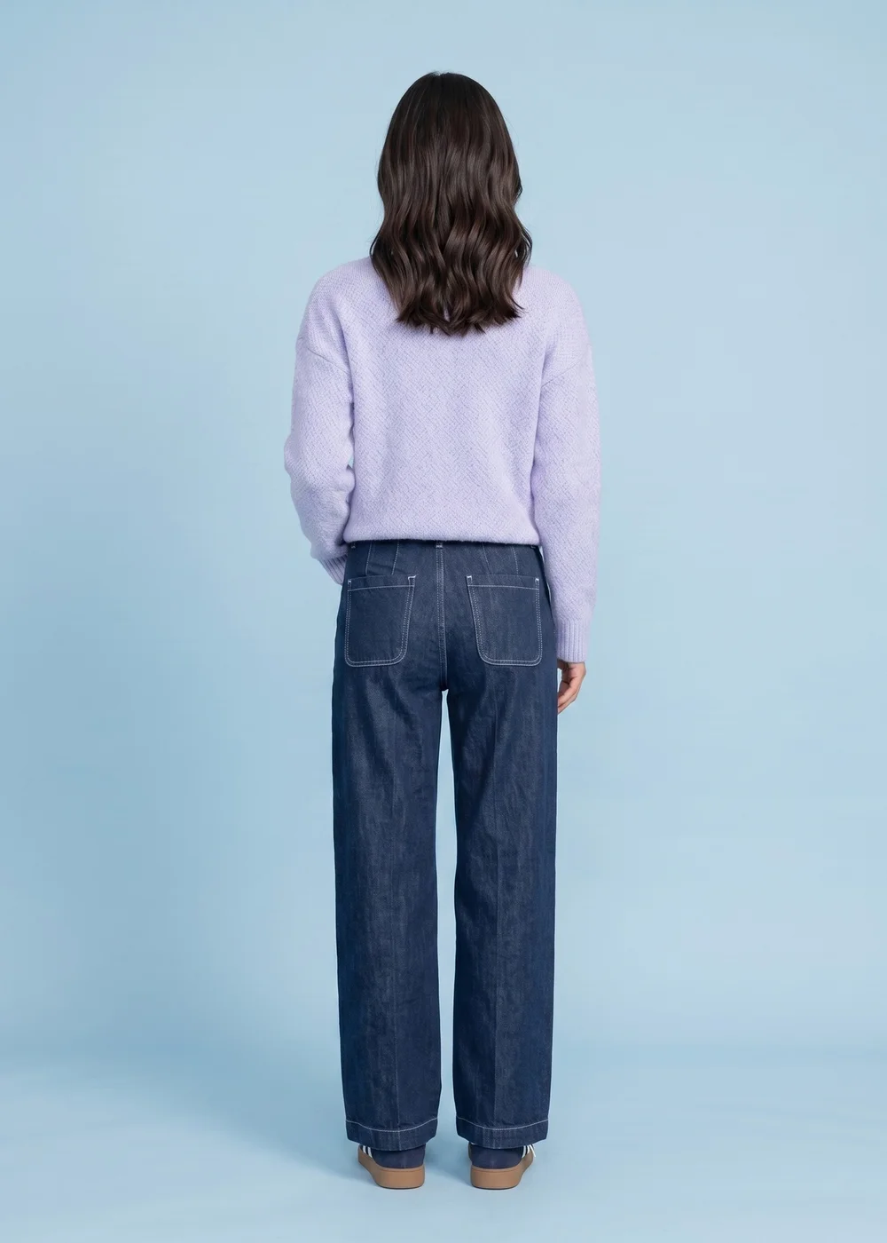 Urban Bliss Lilac Wool Blend Jumper - M Image 3