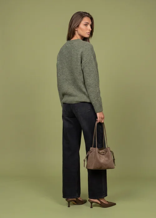 Urban Bliss Green Wool Blend Longline Jumper - S Image 2