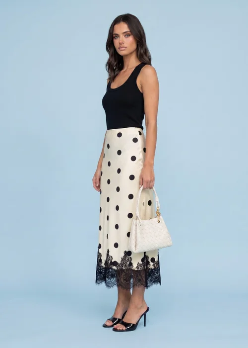 Urban Bliss White Lace Spot Maxi Skirt - 16 Image 2
