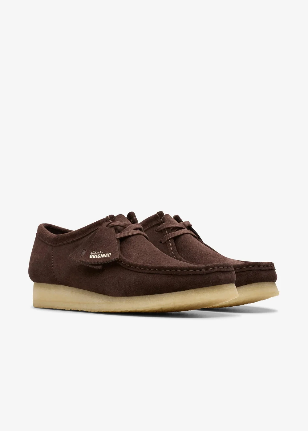 Clarks Originals Mens Brown Wallabee Suede Standard - 6.5 Image 4