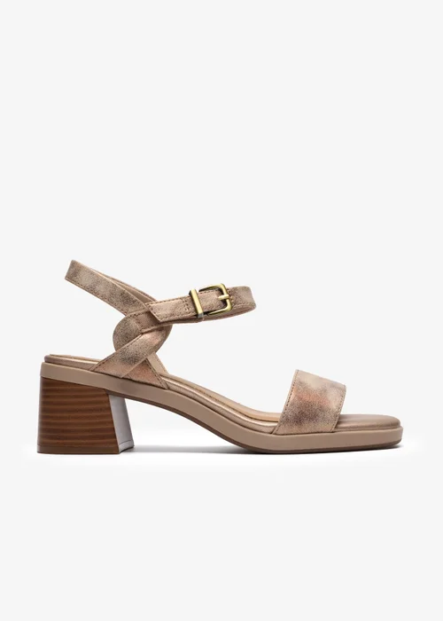 Clarks Womens Metallic Jaylan Ray Synthetic Standard - 7 Image 1
