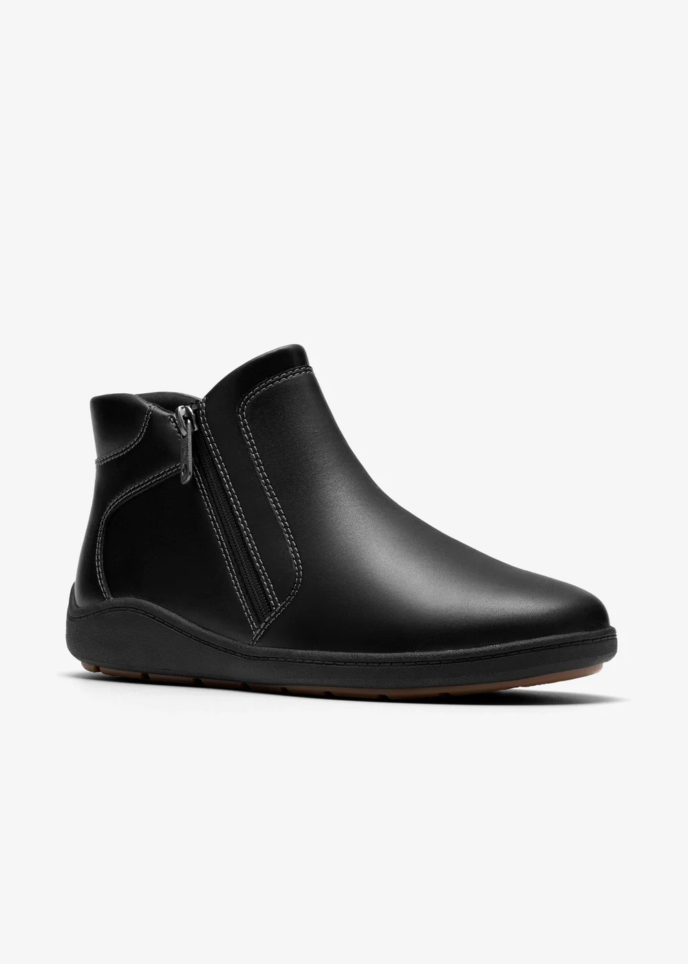 Clarks Womens Black Bryianne Carly Leather Standard - 6.5 Image 4