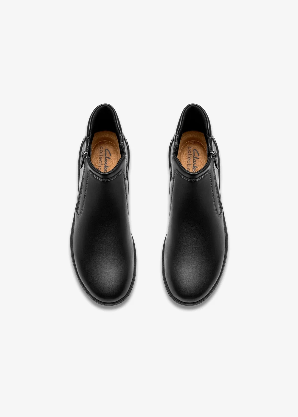 Clarks Womens Black Bryianne Carly Leather Standard - 6.5 Image 6