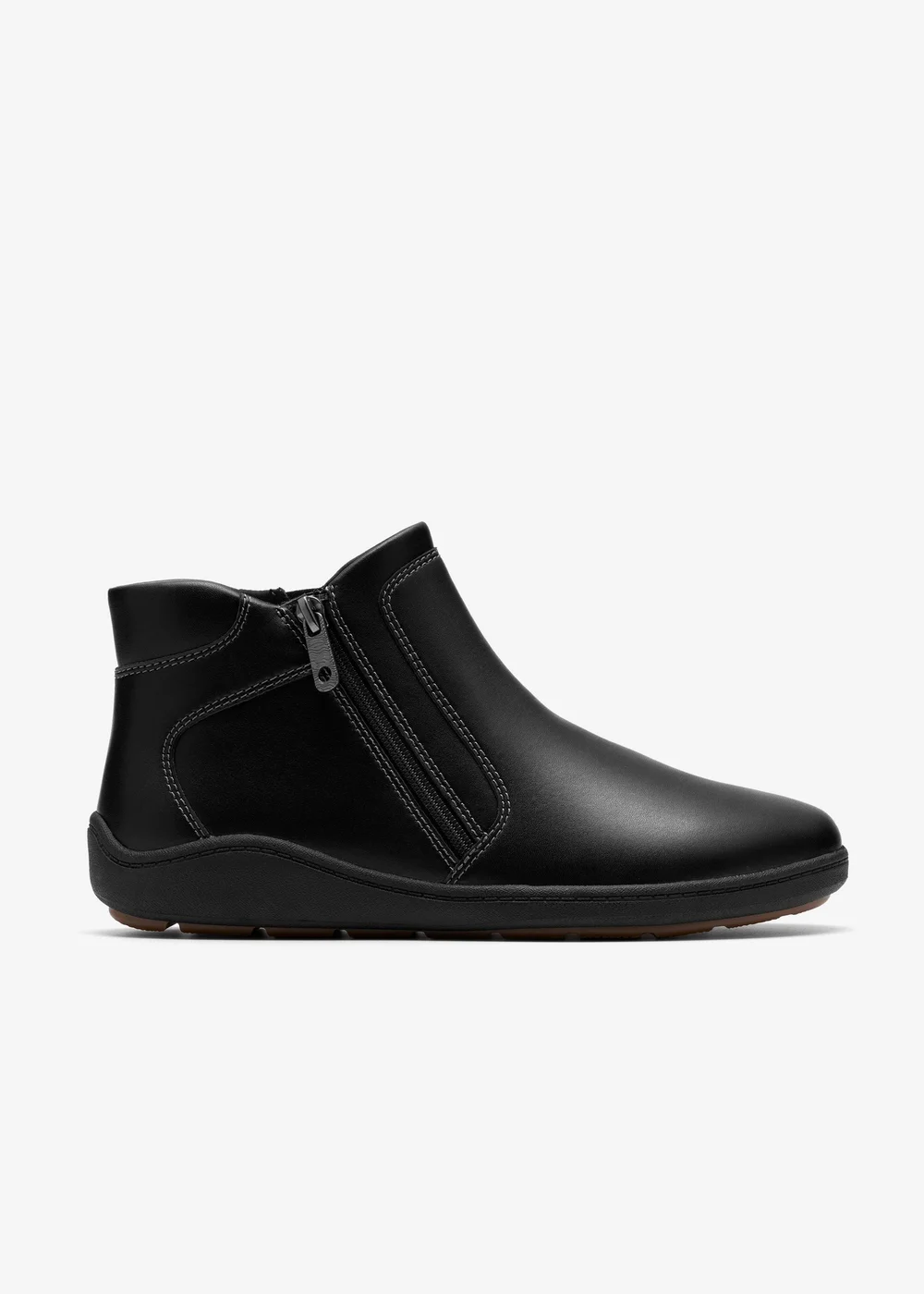 Clarks Womens Black Bryianne Carly Leather Standard - 6.5 Image 1