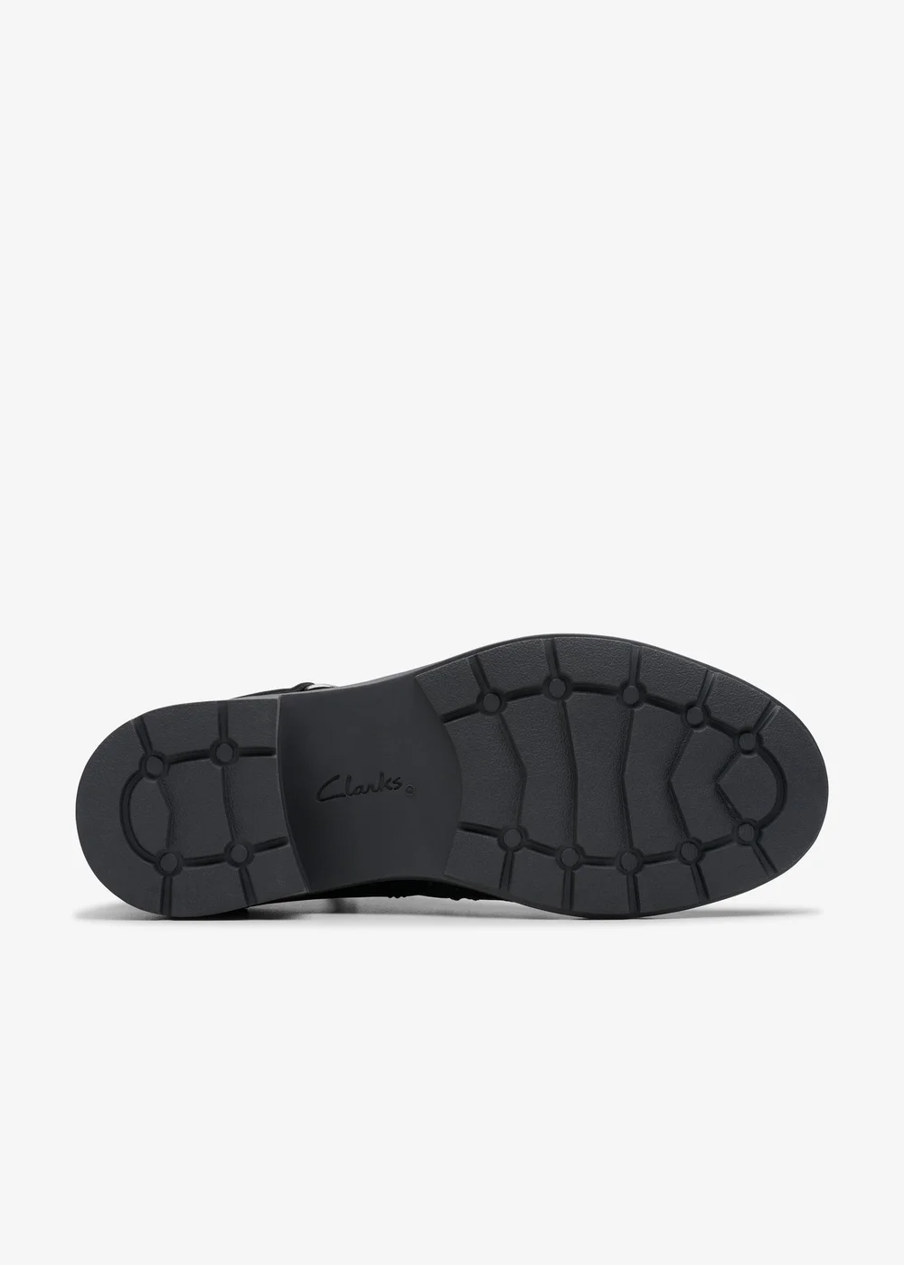 Clarks Womens Black Hearth Clara Nubuck Standard - 6.5 Image 3