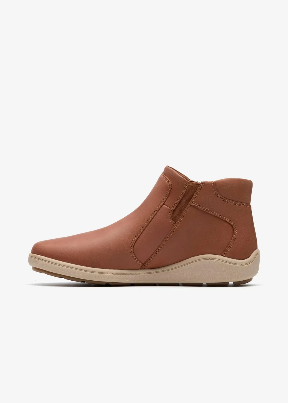 Clarks Womens Brown Bryianne Carly Leather Standard - 6.5 Image 2