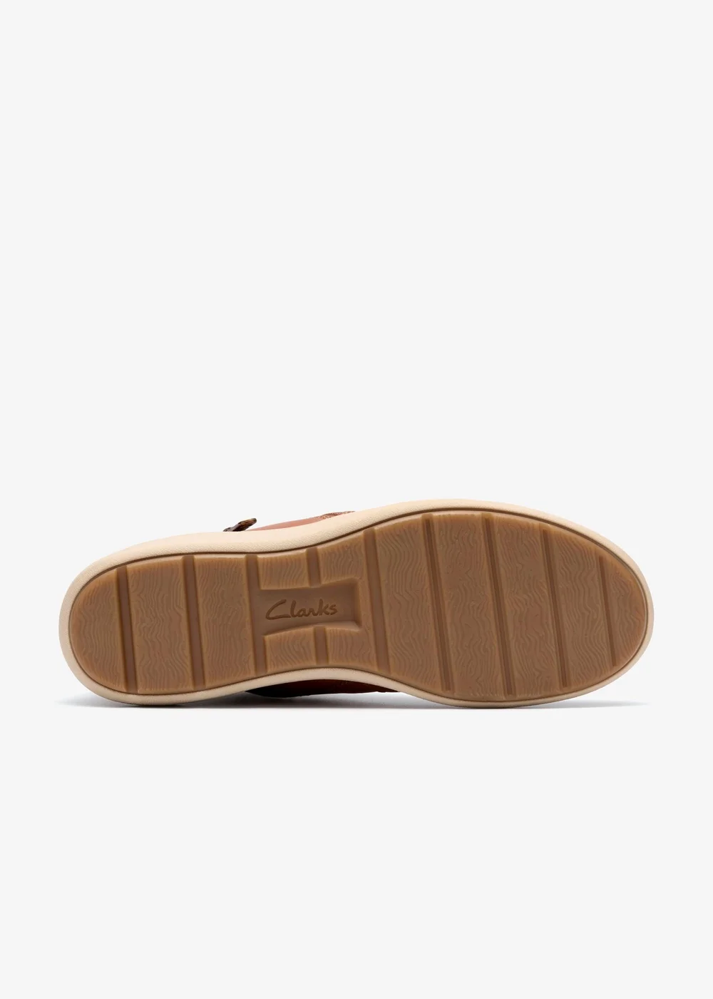 Clarks Womens Brown Bryianne Carly Leather Standard - 6.5 Image 3