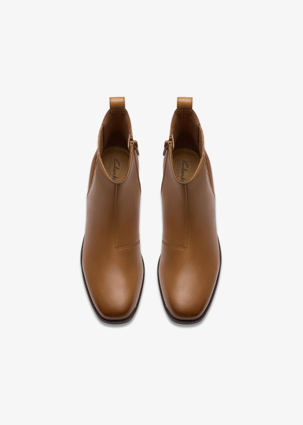 Clarks Womens Brown Danyelle Skip Leather Standard - 5.5 Image 6