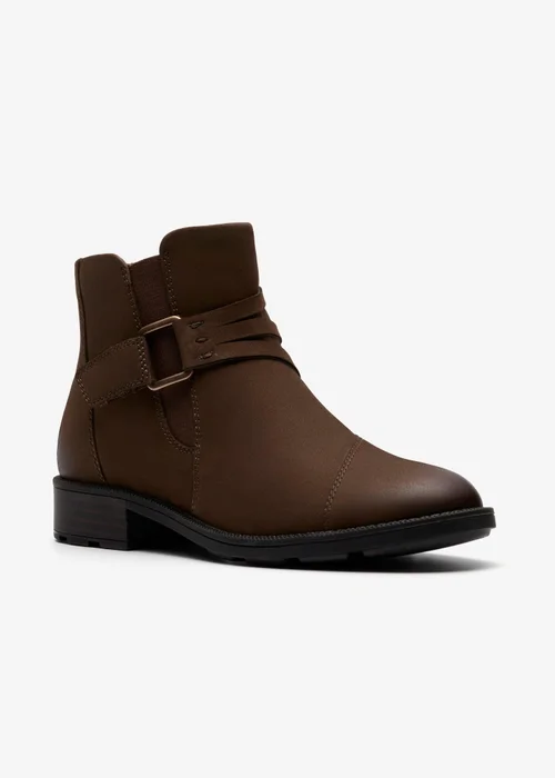 Clarks Womens Brown Adalynn Faye Nubuck Standard - 6 Image 4