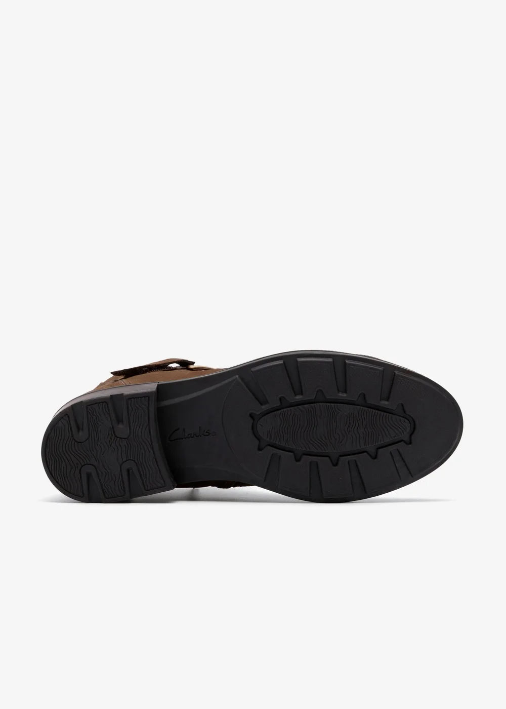 Clarks Womens Brown Adalynn Faye Nubuck Standard - 6 Image 3