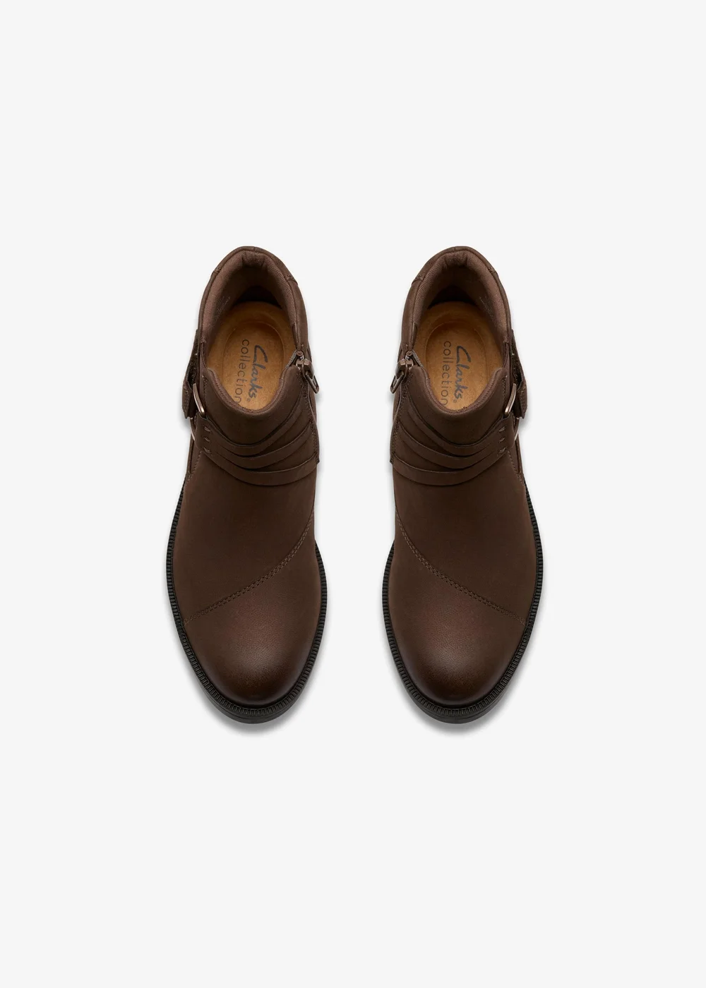 Clarks Womens Brown Adalynn Faye Nubuck Standard - 6 Image 6