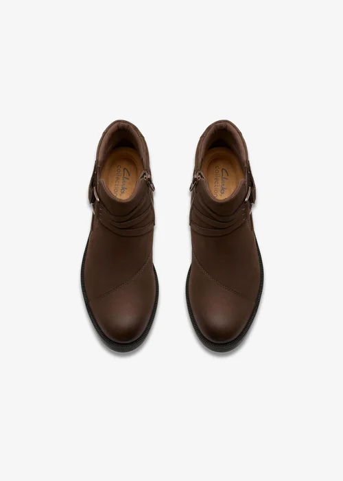 Clarks Womens Brown Adalynn Faye Nubuck Standard - 6 Image 6