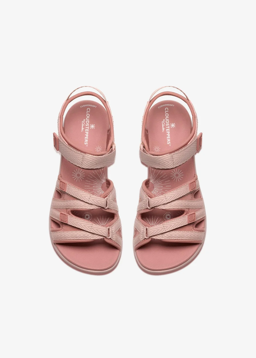 Clarks Cloudsteppers Womens Pink Mira Madi Textile Standard - 6.5 Image 6