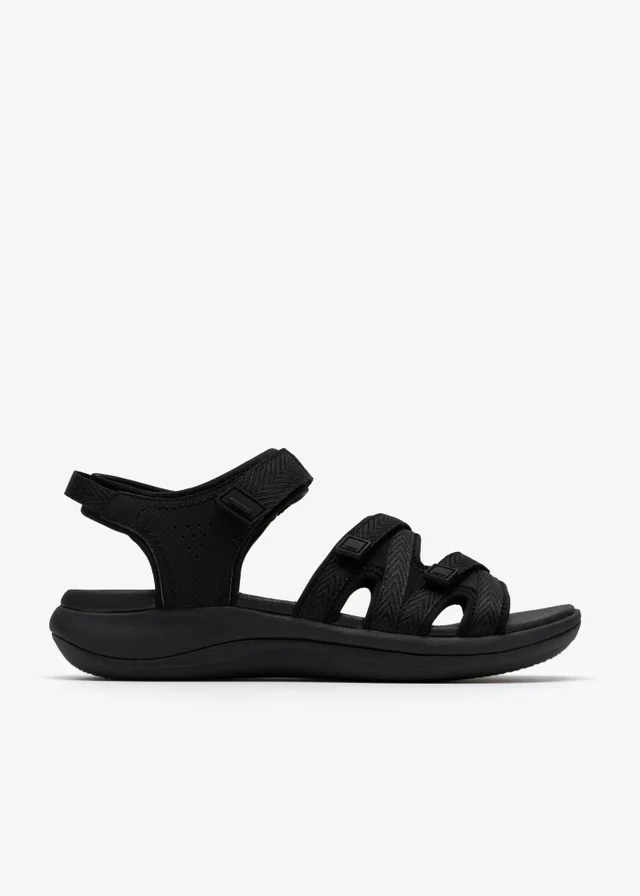 Clarks Cloudsteppers Womens Black Mira Madi Textile Standard