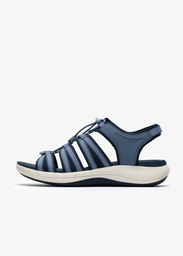 Clarks Cloudsteppers Womens Blue Mira Mabel Textile Standard