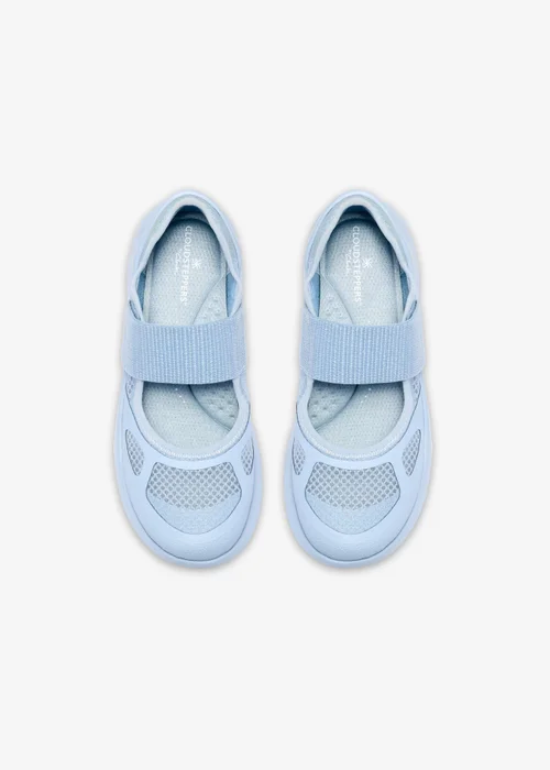 Clarks Cloudsteppers Womens Blue Solevana Strap Textile Standard - 5.5 Image 6