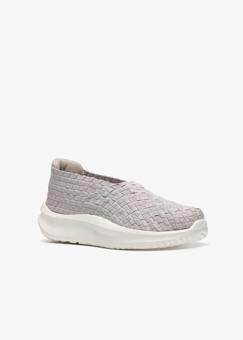 Clarks Cloudsteppers Womens Grey Solevana Weave Textile Standard - 6.5 Image 4