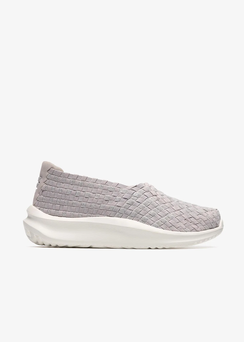 Clarks Cloudsteppers Womens Grey Solevana Weave Textile Standard - 6.5 Image 1