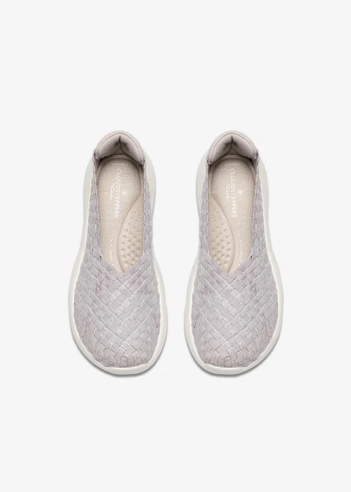 Clarks Cloudsteppers Womens Grey Solevana Weave Textile Standard - 6.5 Image 6