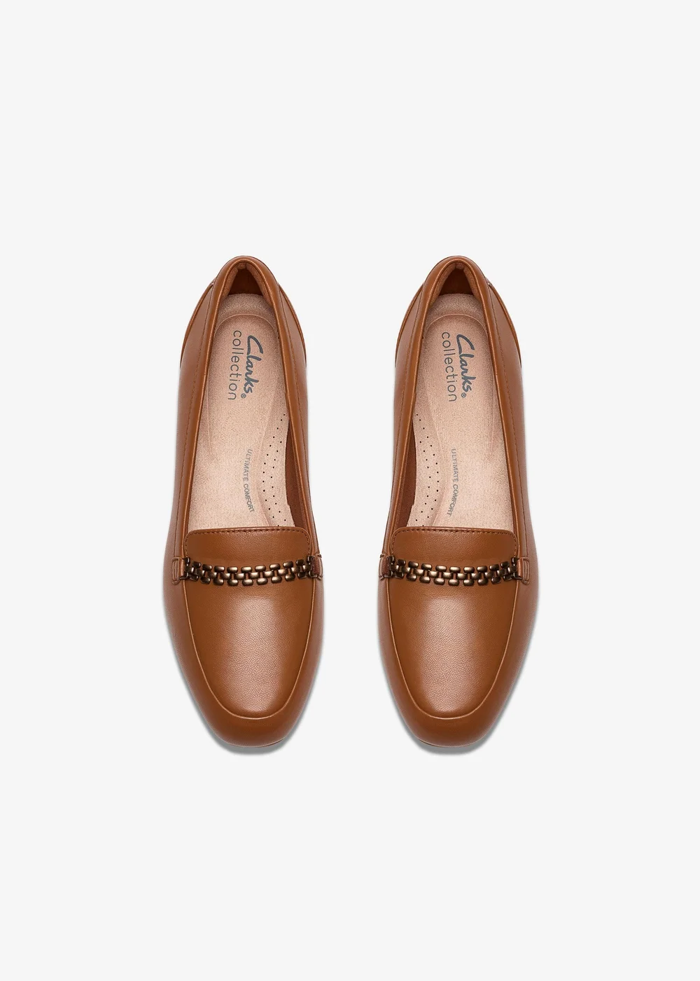 Clarks Womens Brown Juliet Mia Leather Standard - 6.5 Image 6