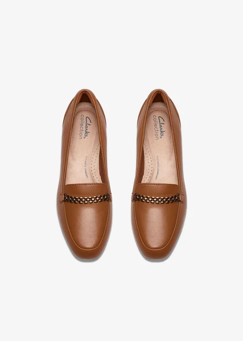 Clarks Womens Brown Juliet Mia Leather Standard - 6.5 Image 6