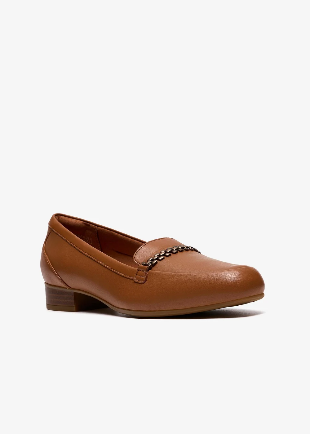 Clarks Womens Brown Juliet Mia Leather Standard - 6.5 Image 4