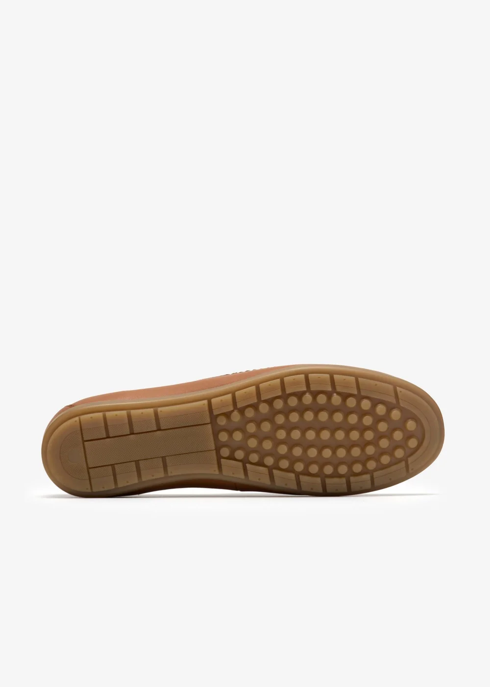 Clarks Womens Brown Elliotte Boat Leather Standard - 6.5 Image 3