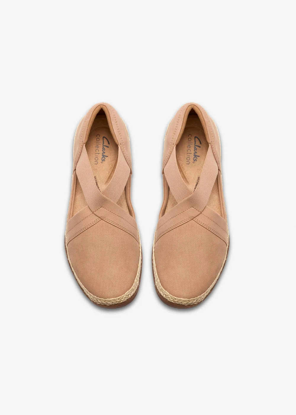 Clarks Womens Beige Elaina Dusk Nubuck Standard - 5 Image 6