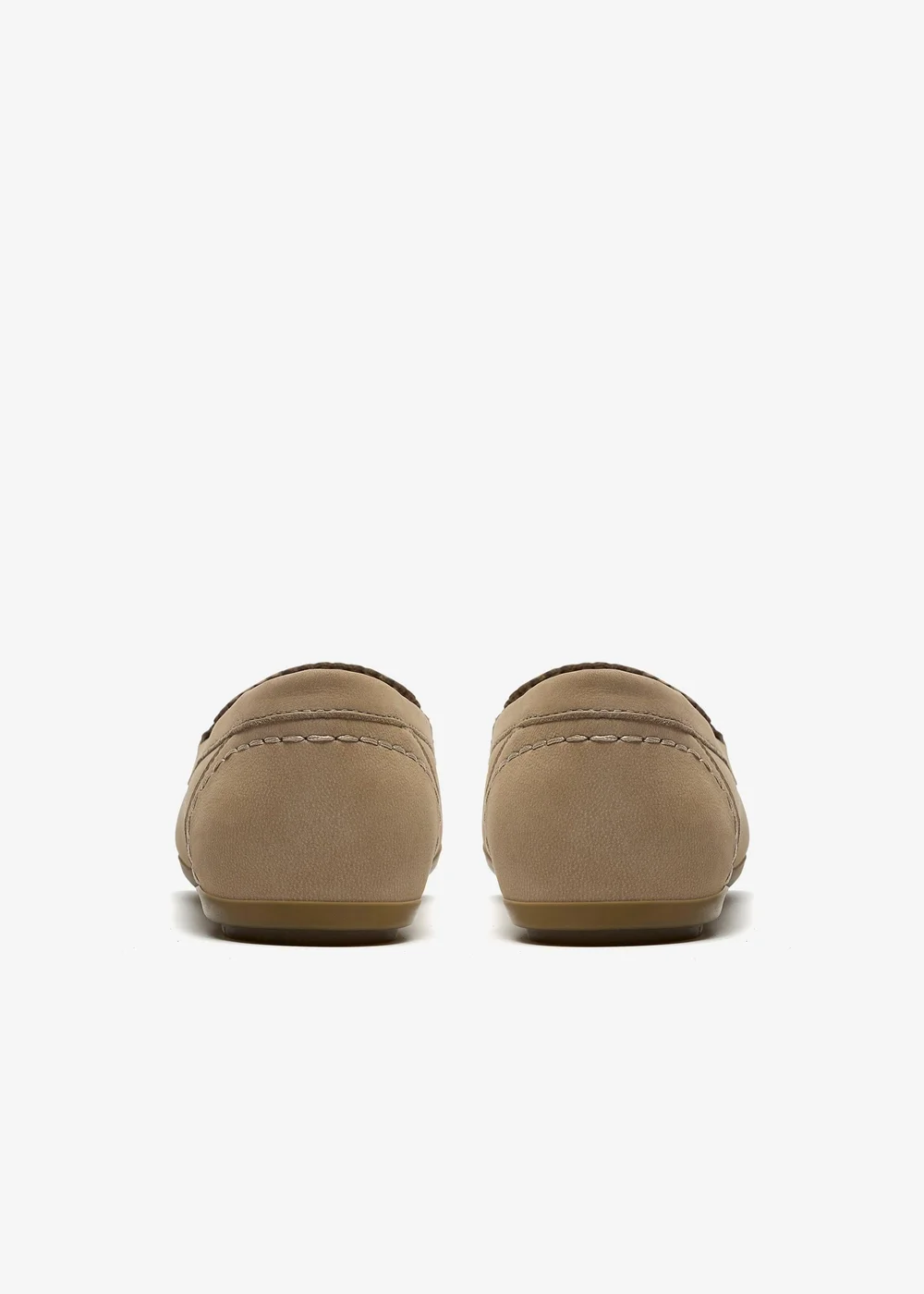 Clarks Womens Beige Elliotte Step Nubuck Standard - 5 Image 5