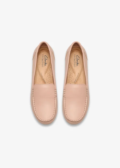 Clarks Womens Pink Elliotte Step Leather Standard - 6.5 Image 6