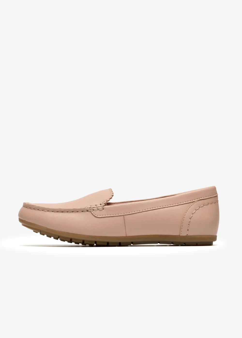 Clarks Womens Pink Elliotte Step Leather Standard - 6.5 Image 2
