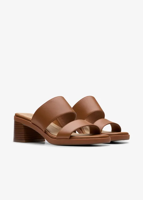 Clarks Womens Brown Jaylan Dusk Leather Standard - 4 Image 5