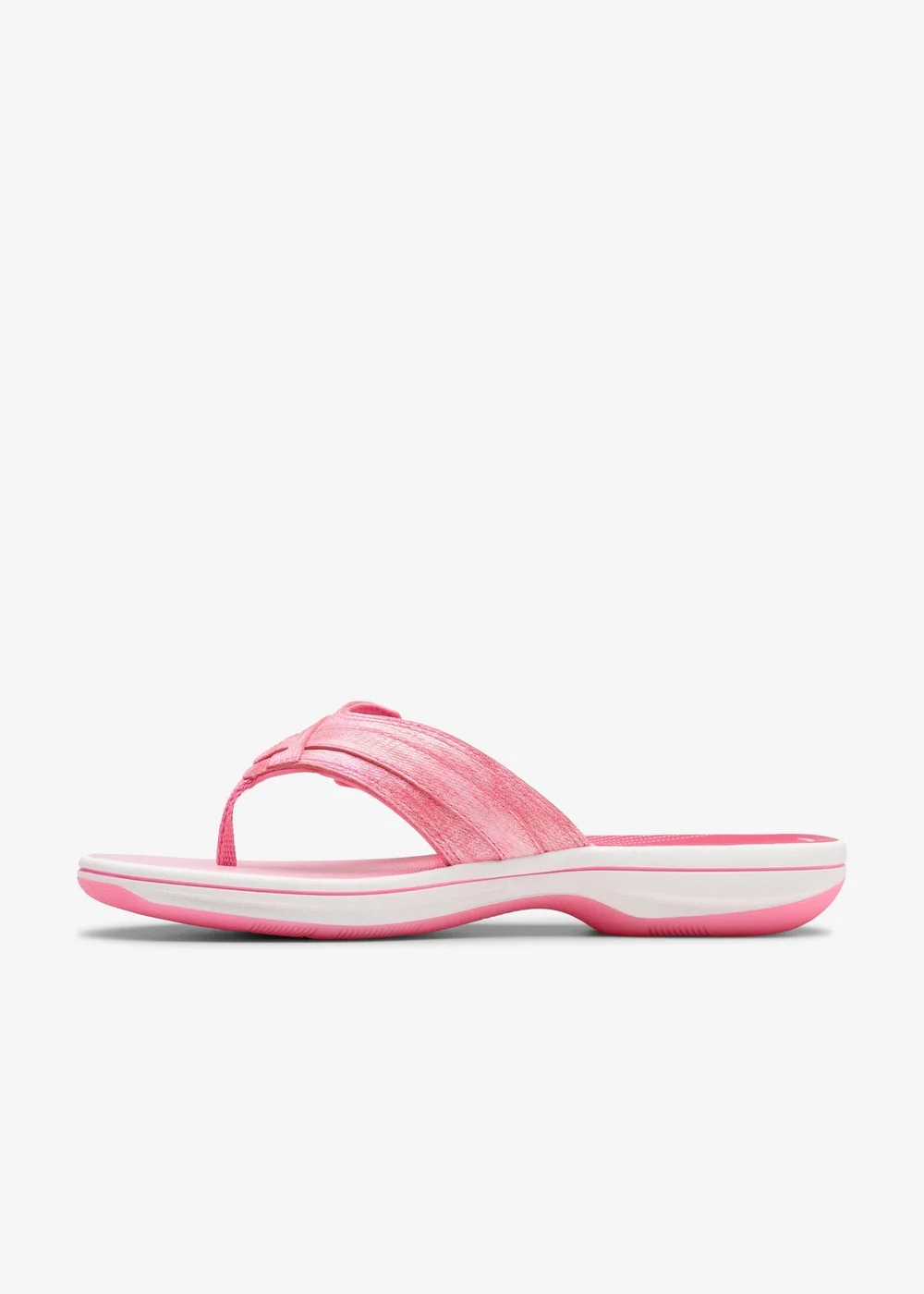 Clarks Cloudsteppers Womens Pink Brinkley Sea Synthetic Standard - 5 Image 2