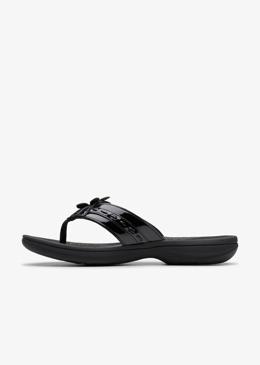 Clarks Cloudsteppers Womens Black Brinkley Opal Synthetic Standard - 5 Image 2