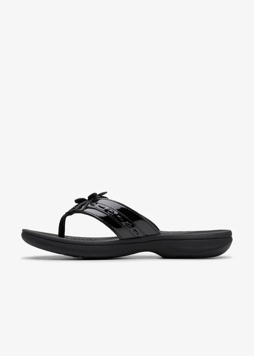 Clarks Cloudsteppers Womens Black Brinkley Opal Synthetic Standard - 5 Image 2