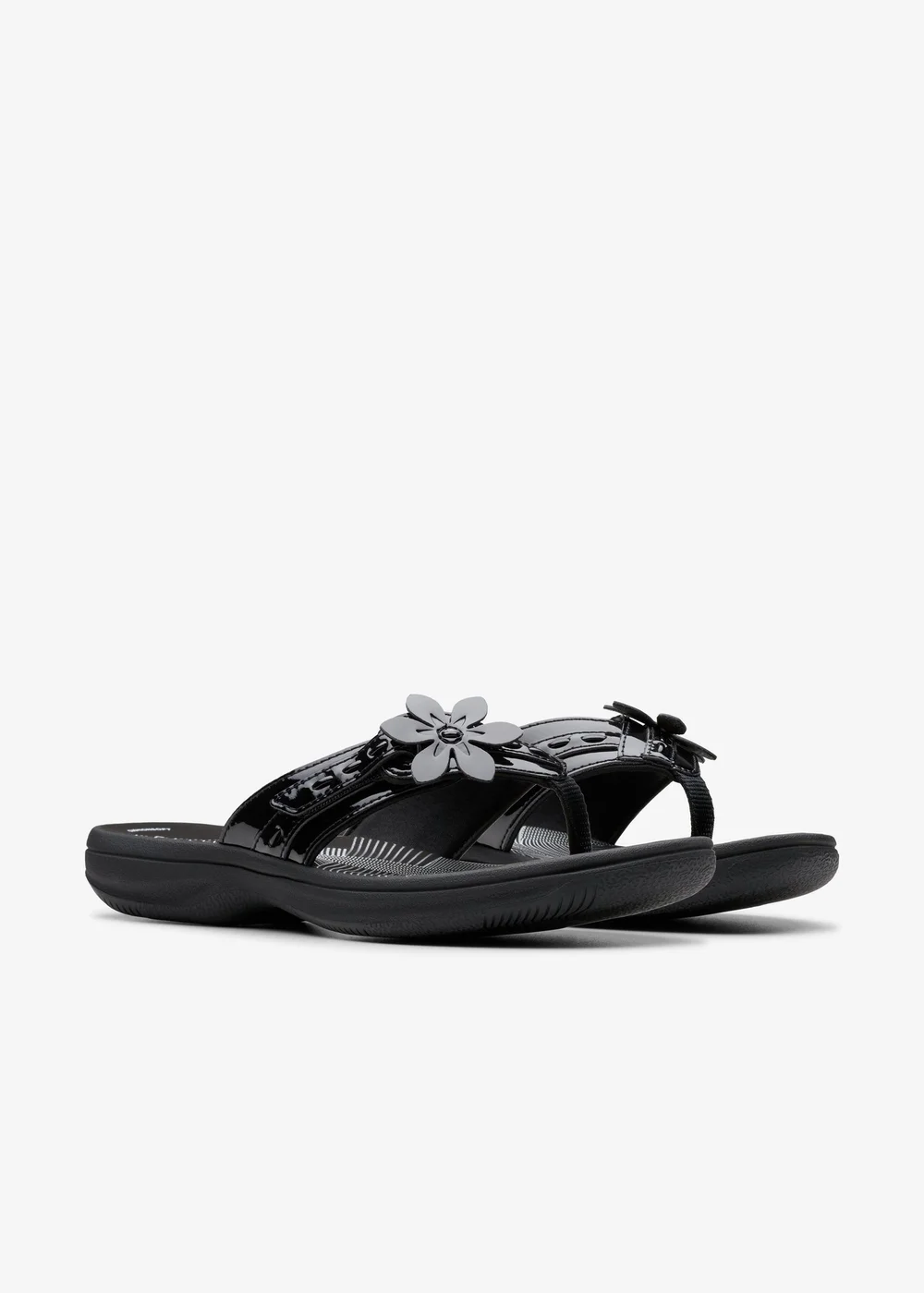 Clarks Cloudsteppers Womens Black Brinkley Opal Synthetic Standard - 5 Image 4