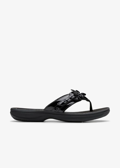 Clarks Cloudsteppers Womens Black Brinkley Opal Synthetic Standard - 5 Image 1