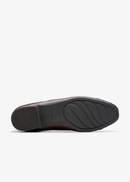 Clarks Womens Red Juliet Rise Leather Standard - 3 Image 3