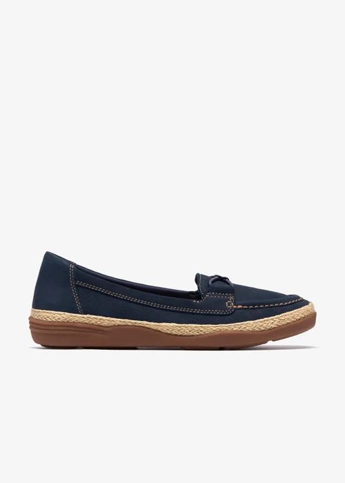 Clarks Womens Blue Elaina Milly Nubuck Standard - 5 Image 1